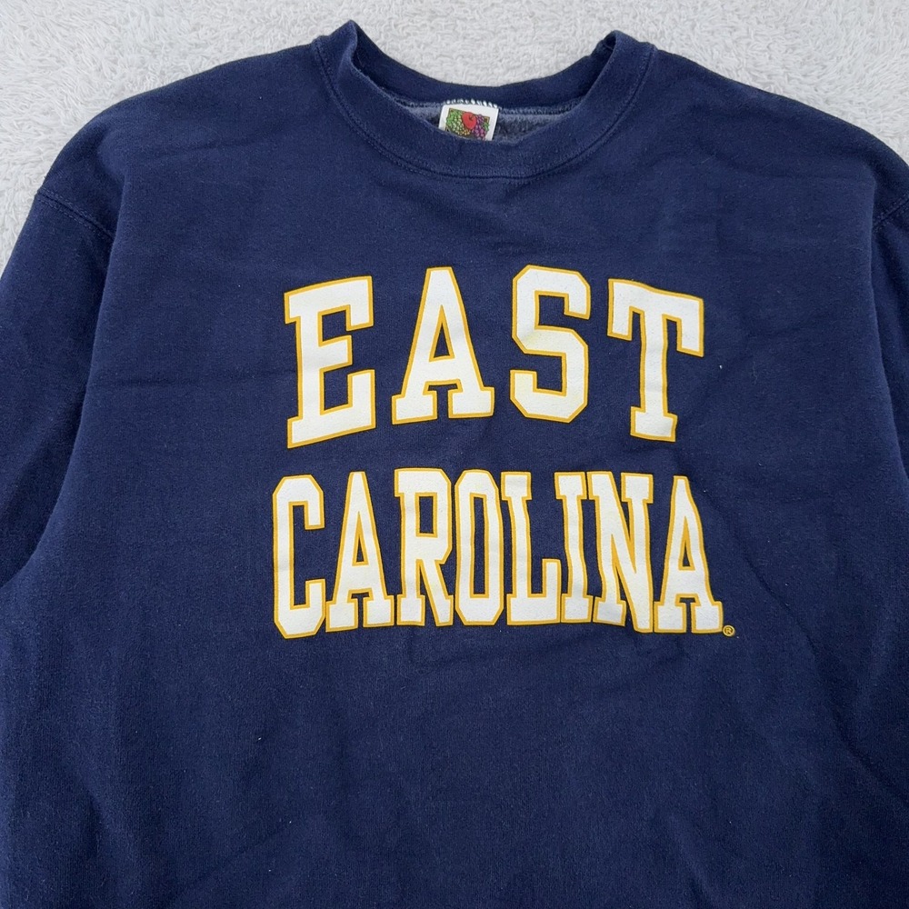 Vtg East Carolina‎ Pirates Sweater Medium NCAA Basketball College University